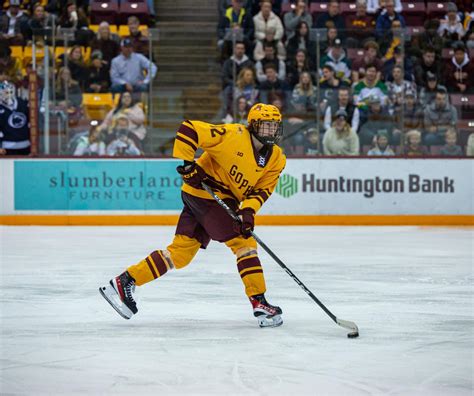Umn men's hockey - Mar 7, 2024 · The Gophers have had the most all-time draft selections (239) by any NCAA men's hockey program after adding four over the summer. At least one Gopher has been drafted in 49 of the last 50 NHL Entry Drafts dating back to 1974, with 2001 being the only exception. 